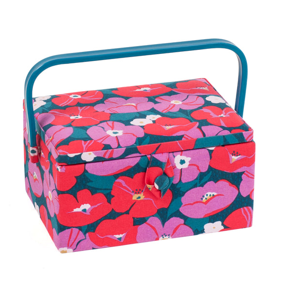 HobbyGift Sewing Box (Medium): Modern Floral