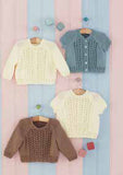 King Cole Baby Knits Book 1 - Baby Raglan Cardigans & Sweaters