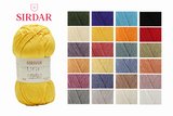 Sirdar Replay  Yarn - 50g - All Colours 