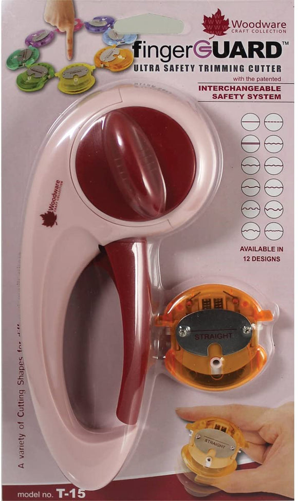 Woodware Fingerguard Hand Trimmer Rotary Cutter