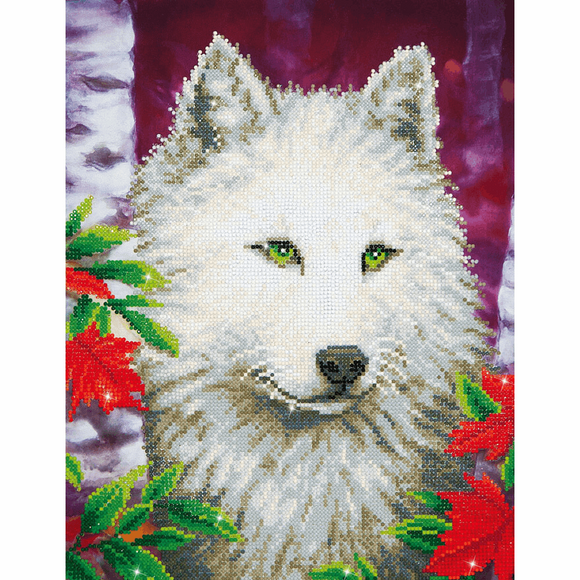 Diamond Dotz - Diamond Painting Kit - White Wolf