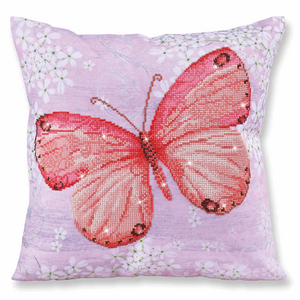 Diamond Dotz Papillon Abricot Decorative Pillow 