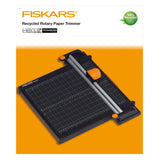Fiskars Paper Trimmer: Recycled: Rotary: Titanium: Ø45mm: 30cm/A4