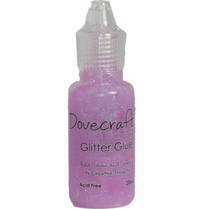 Dovecraft Glitter Glues Pastels 20ml