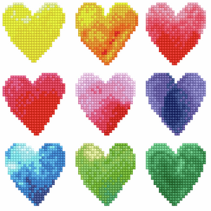 Diamond Dotz - Diamond Painting Kit - Love Rainbow