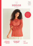 Sirdar Boat Neck Crochet Tunic in Country Classic 4 Ply (leaflet) 10244