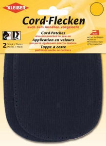 Kleiber Iron On Cord Patches - All colours