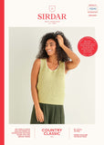 Sirdar Crochet Sultan Stitch Vest in Country Classic 4 Ply (leaflet) 10243