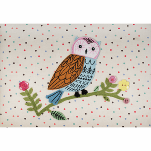 HobbyGift Medium Sewing Box - Applique Owl