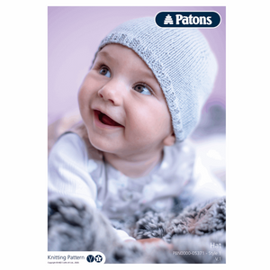 Patons Knitting Pattern Baby Hat - Cotton Bamboo - Easy
