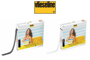 Vlieseline Flexible Seam Tape - 50m x 15mm - Black or White