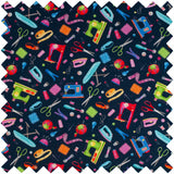 HobbyGift Sewing Kit - Zip Case - Mini Sew Machines