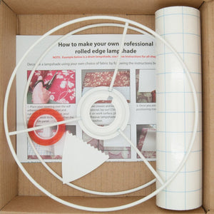 DIY Round Lampshade Kits - 15cm to 70cm Make Your Own - UK Made Need Craft