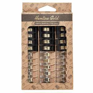 Hemline Gold Quilters Clips - Small - 30 Pieces