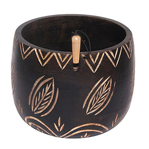 KnitPro Yarn Bowl Leafy Design