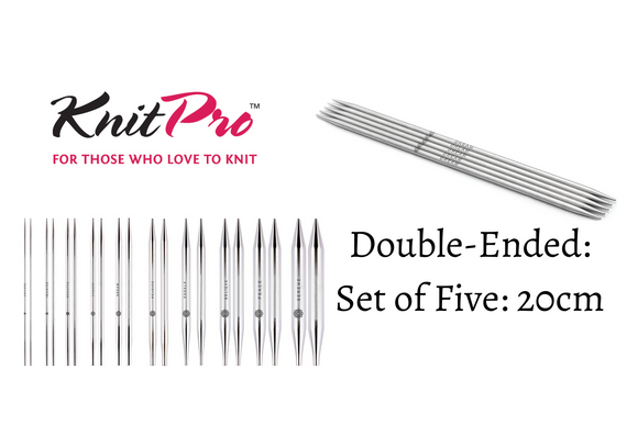 KnitPro Mindful Collection: Knitting Pins: Double-Ended: Set of Five: 20cm