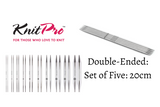 KnitPro Mindful Collection: Knitting Pins: Double-Ended: Set of Five: 20cm