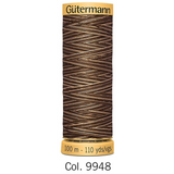 Gütermann Cotton Multicolour 100m Threads - All Colours 