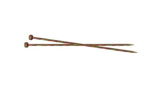 KnitPro Symfonie Wood Straight / Single Point Knitting Needles - 25cm Length
