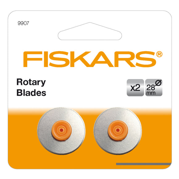 Fiskars Rotary Blade: Straight Cut: 28mm: Pack of 2 F1003920