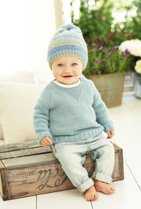 King Cole Baby Knitting Patterns Book 7 - 33 Stylish Knits - Blankets Cardies Bibs