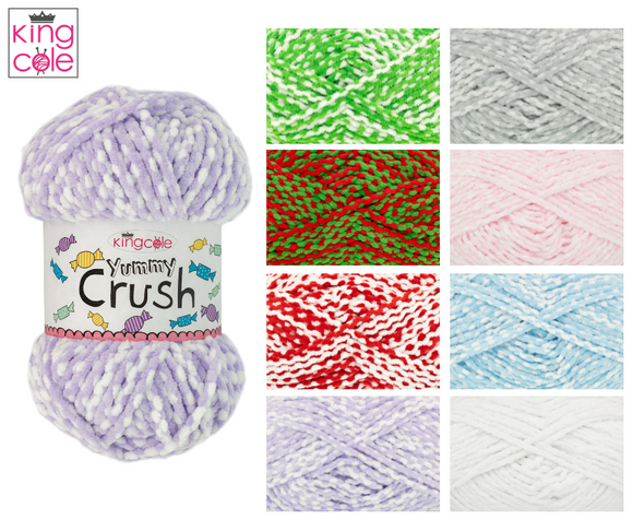 King Cole Yummy Crush Wool 100g - All Colours
