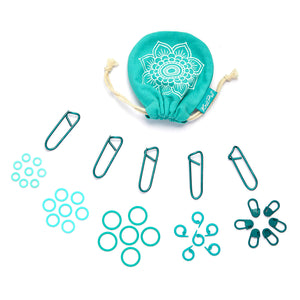 KnitPro The Mindful Collection: Stitch Markers: Mindful Markers: Mega Pack of 100