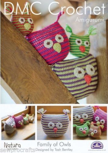 DMC Amigurumi Family of Owls Crochet Patterns