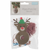 Trimits Pom Pom Maker Kit Children's Crafts Christmas: Santa, Snowman, Elf, Reindeer