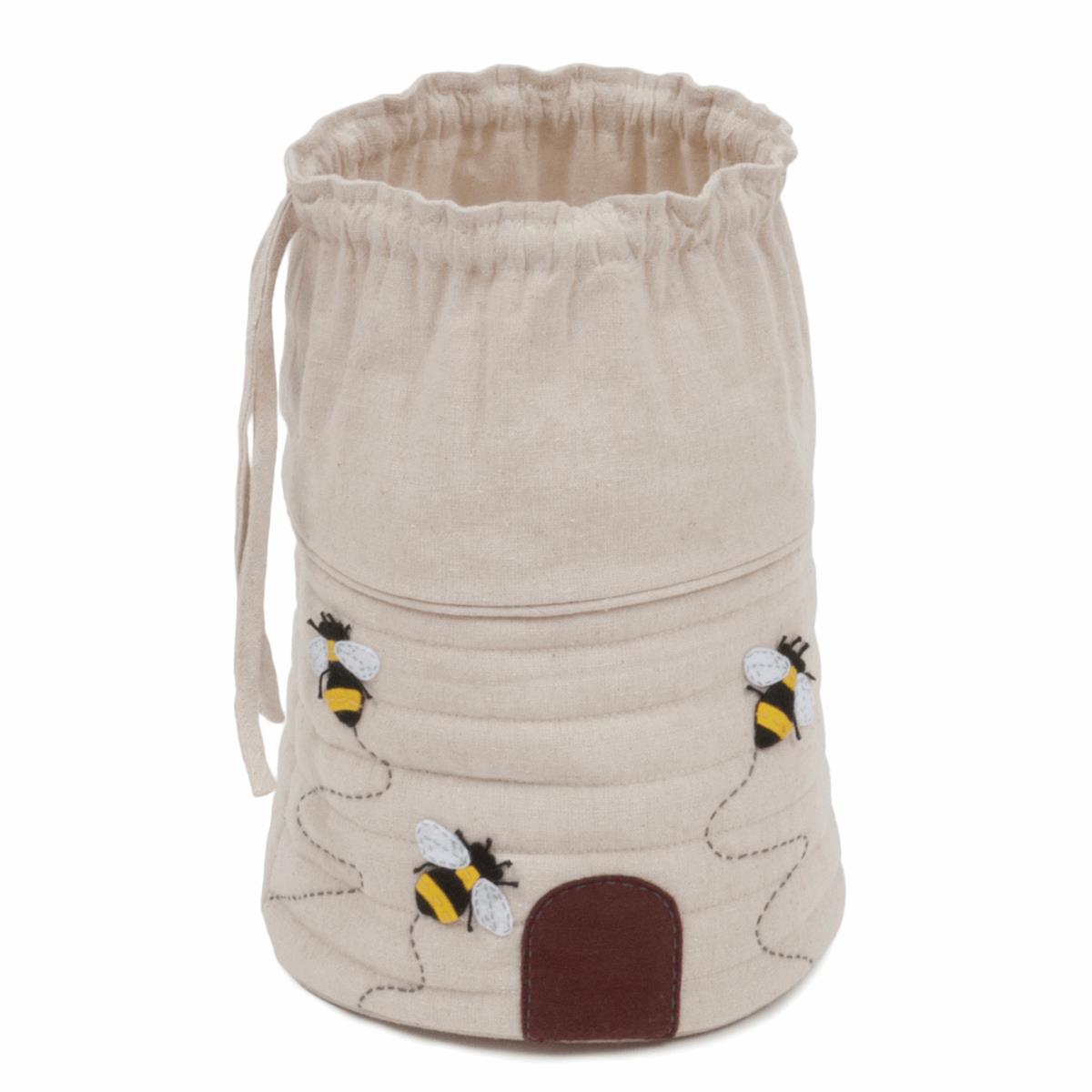HobbyGift Drawstring Yarn Holder Bee Hive SewProCrafts Ltd