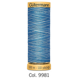 Gütermann Cotton Multicolour 100m Threads - All Colours 