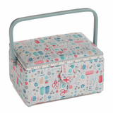 HobbyGift Medium Sewing Box - PVC Handle - Stitch in Time