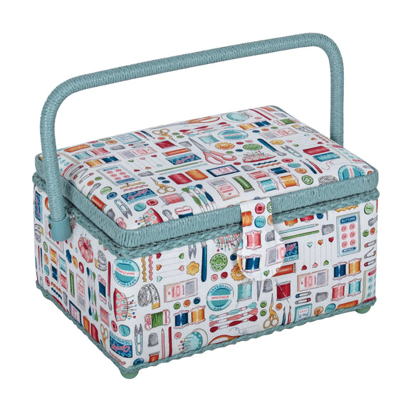HobbyGift Sewing Box (M): Rectangle: Sewing Notions