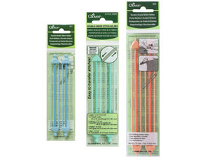 Clover Double Ended Stitch Holders S/M/L 2 Pack