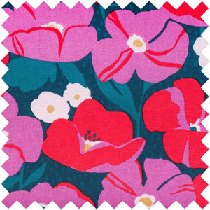 HobbyGift Sewing Machine Bag: Matt PVC: Modern Floral