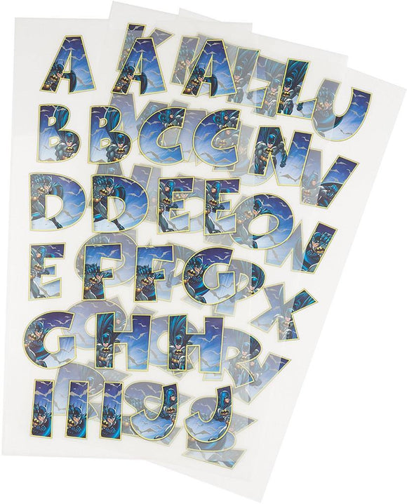 Batman Iron-on Alphabet Letters 