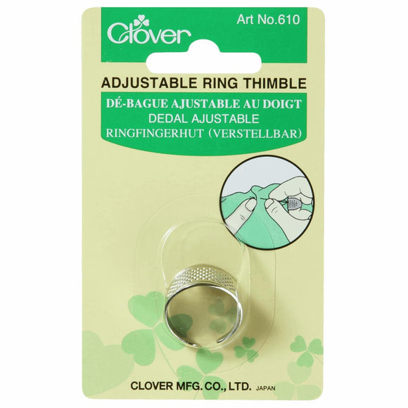 Clover Adjustable Ring Thimble - Adjustable size