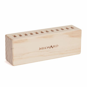 Milward Wooden Scissor Block - holds up to 12 pairs of scissors