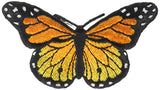 Monarch Orange & Black Butterfly Iron on / Sew on