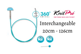 KnitPro The Mindful Collection: 360° Swivel Cable: Interchangeable