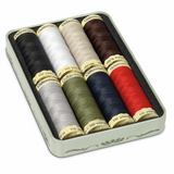 Gutermann Sew All '1925' Nostalgic Tin Thread Set - 8 x 100m Reels - Classic Colours 