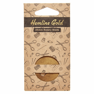Hemline Gold Rotary Blades - Straight Blades - 45mm - 1 Piece