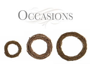 Occasions Natural Wreath Base - 3 Sizes Available
