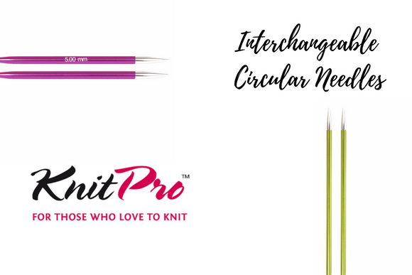 KnitPro Zing Interchangeable Circular Needles Normal 3mm-8mm 