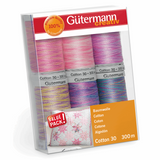 Gutermann Thread Set: Cotton No. 30 - 6 x 300m