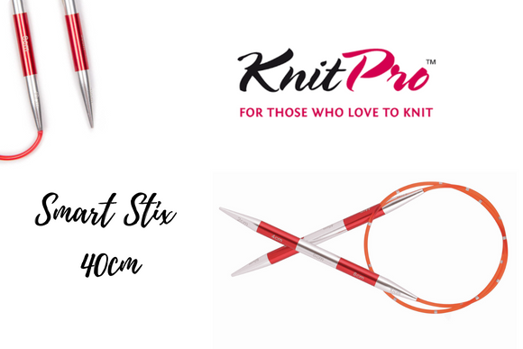 KnitPro Smart Stix Fixed Circular Needle 40cm