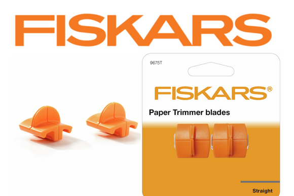 Fiskars Blades: Tripletrack™: Straight Cutting: Pack of 2 F9675T