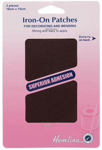 Hemline Iron-On Patches For Mending - All Colours