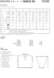 Sirdar Hayfield Bonus Double Knit Knitting Pattern, Sweater 10589 