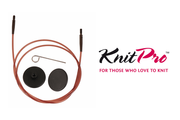 KnitPro Brown Interchangeable Needle Cable